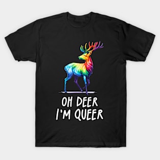 Oh Deer I'm Queer Pride LGBT T-Shirt